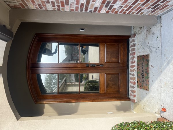 Re-Staining Door Finished in Baton Rouge, LA