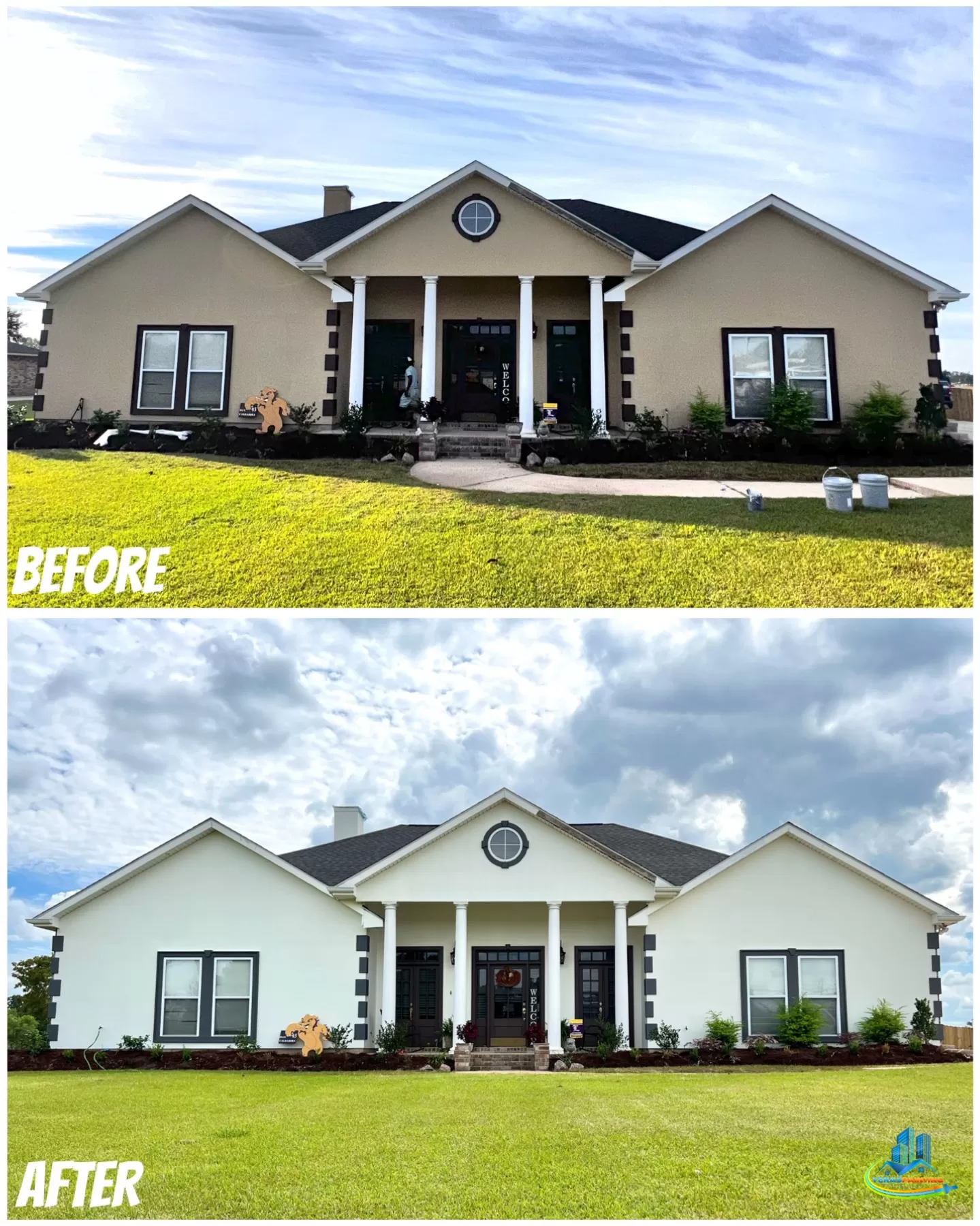 Exterior Stucco Painting in Baton Rouge, LA