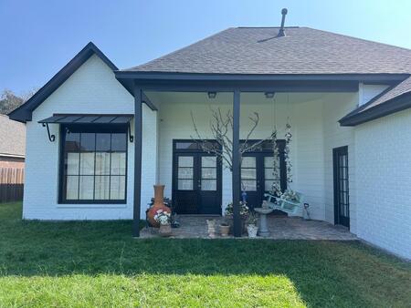 Residential Exterior Painting – Classic Two-Tone Finish Image