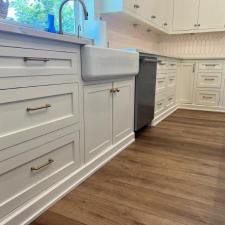 Interior Kitchen Cabinet Painting Job in Prairieville, Louisiana 3