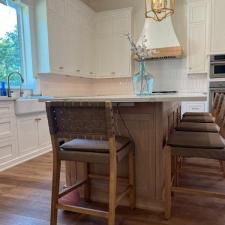 Interior Kitchen Cabinet Painting Job in Prairieville, Louisiana 4