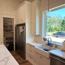 Interior Kitchen Cabinet Painting Job in Prairieville, Louisiana 6