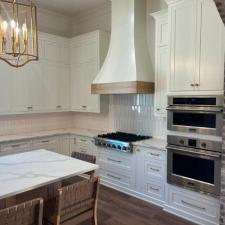 Interior Kitchen Cabinet Painting Job in Prairieville, Louisiana 7